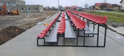 Tribün székekkel