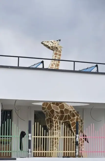 Zsiráf bölcsődébe, 3D modell